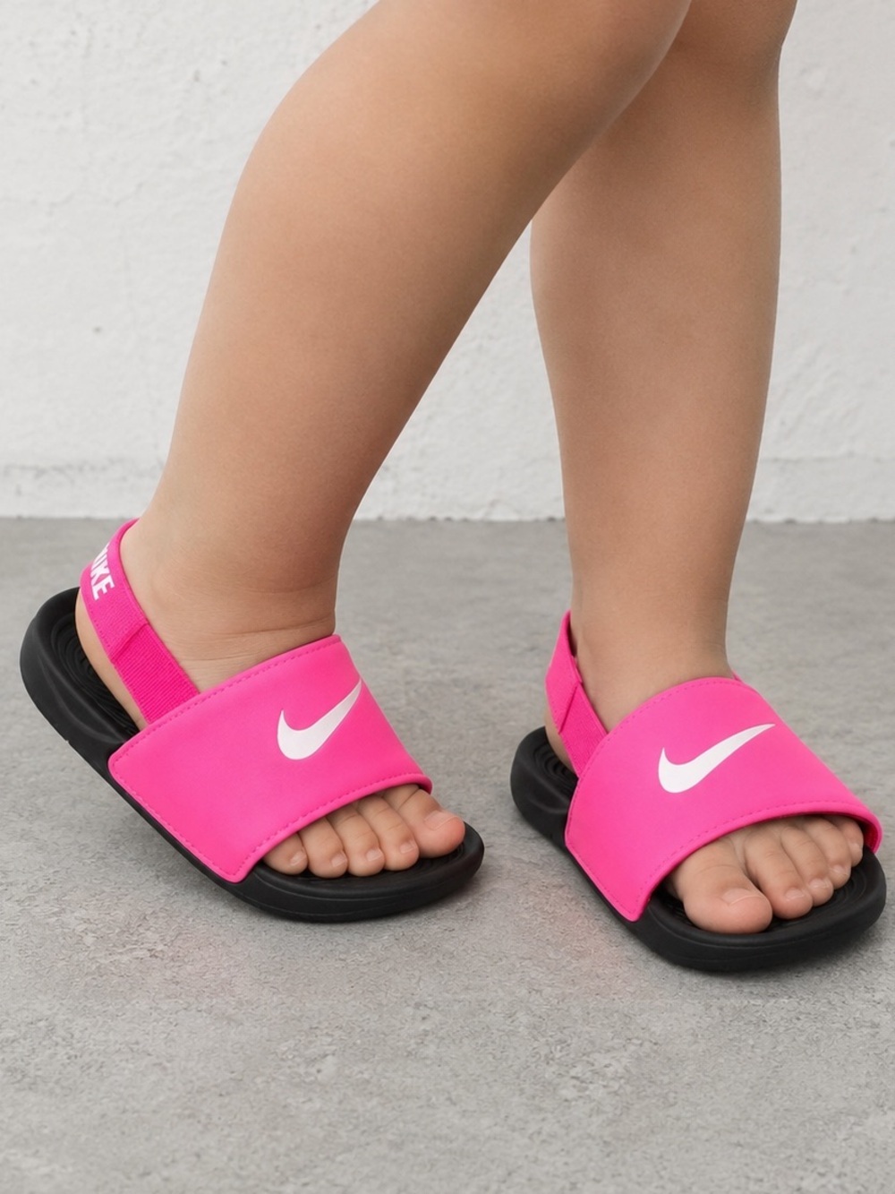 Nike Kawa Slide TD Toddler Sandals Pink Black Size 4C NWT - Picture 2 of 14